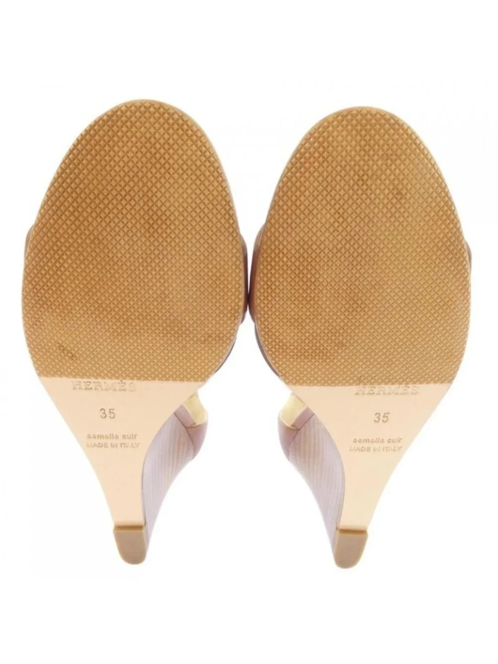 ★SOLD★ Hermes Legend Sandals Brown - Picture 4 of 6